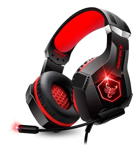 Headset Gamer X-soldado Super Bass - Infokit Gh-x1000