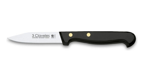 Cuchillo Mondador 3 Claveles 8 Cm Mango Pom 904