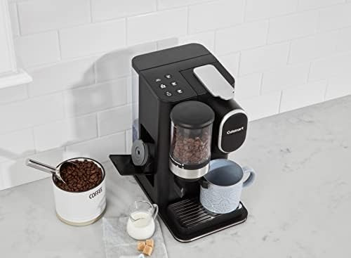 Cuisinart Cafetera De Una Sola Porción + Molinillo De Café,