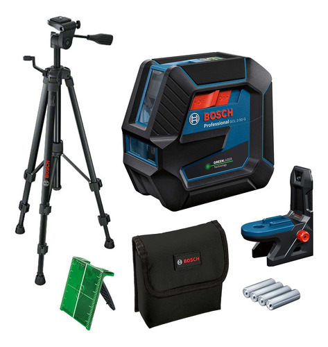 Láser Combinado Bosch Gcl 2-50 G + Rm 10 + Trípode