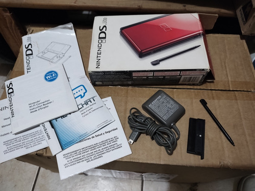 Nintendo Ds Lite Solo Caja Original Y Folletos