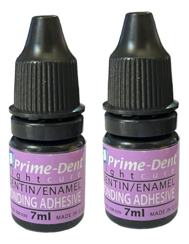 Kit De 2 Adhesivo Dental Bonding Prime Dent 7 Ml