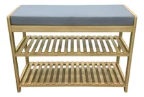 Comprar Zapatera Banco En Bambú Muebles Para El Hogar 50x70x29