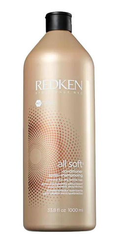 Redken All Soft Condicionador 1000ml Cab. Secos