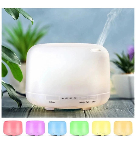 Humidificador Difusor Ultrasonico Con Luces Led + 1 Esencia