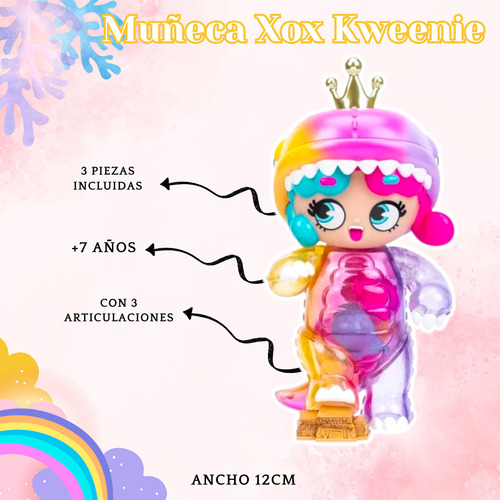 Muñeca Xox Kweenie Deluxe Kween Of Rawn/sugar