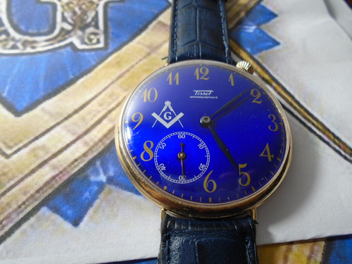 Tissot Antigo Símbolo Maçonaria Cal 38.2 Ano 1941