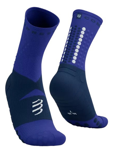 Calcetin Ultra Trail- Compressport- Dazzling Blue/dress Blue