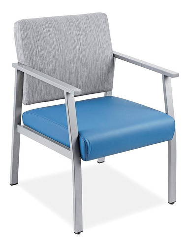 Silla Para Visitas - Urbana, Estándar, Azul/gris - Uline