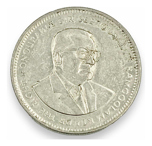 Moneda Mauritania 2005 De 1/2 Rupia Continente Africano (Usado)