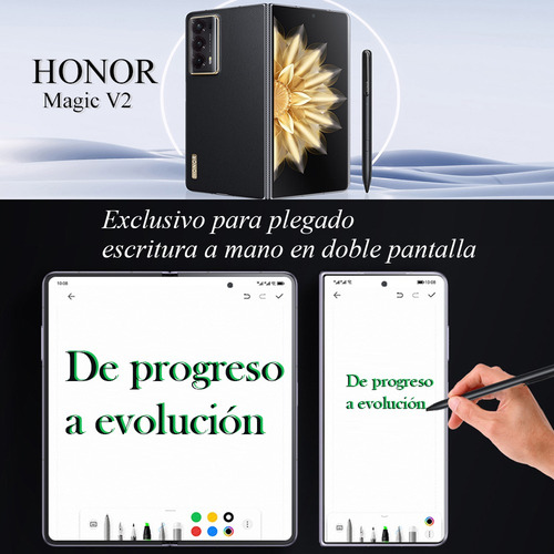 Celular Plegable Honor Magic V2 5g Dual Sim, 16 Gb De Ram, 512 Gb De Rom, Doble Pantalla, 120 Hz Ltpo, Negro (versión Pu)