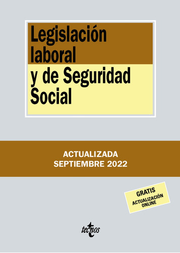 Legislación Laboral Y De Seguridad Social, De Editorial Tecnos. Editorial Tecnos, Tapa Blanda En Español, 9999