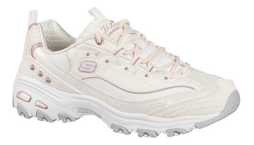 Zapatillas Casual Skechers D'lites-ladies-night Crema