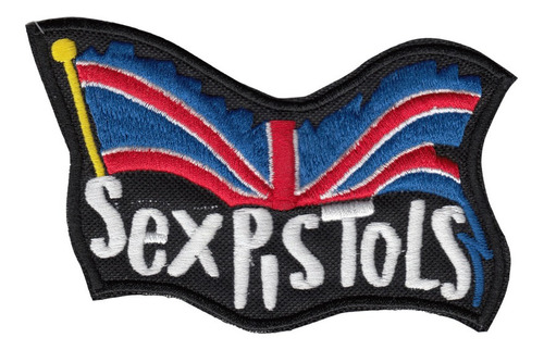 Sex Pistols Parche Banner Logo Para Coser Sin Pegamento