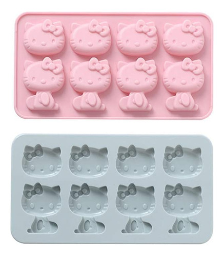 Inku - Moldes De Silicona Hello Kitty 2 Paquetes De Moldes P