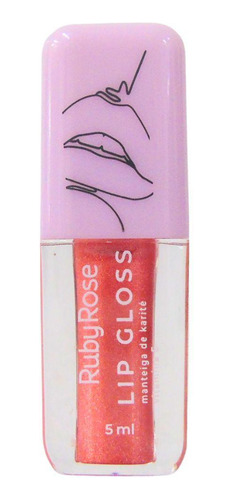 Lip Gloss Flame - Hidratante Com Glitter