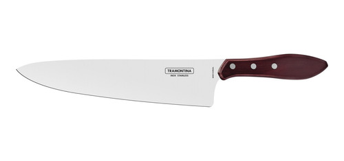 Cuchillo Tramontina Para Carne 10  De Acero Inoxidable Mango