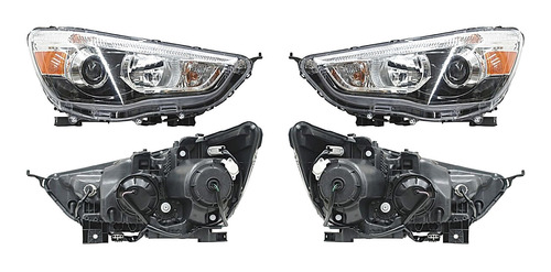 Kit 2 Faros Mitsubishi Asx 13 Al 15 Generica