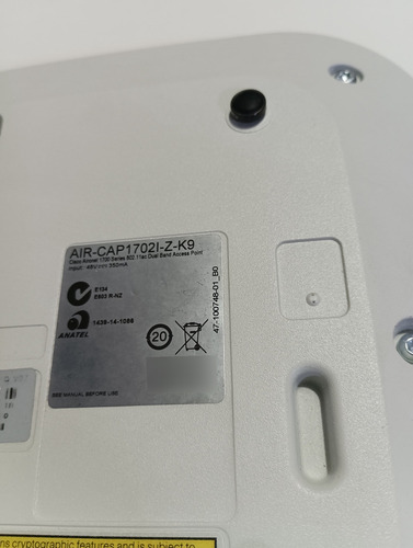 Cisco Accesspoint Aironet 1700series 1702i Air-cap1702iz-k9 (Usado)