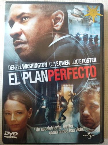 Dvd El Plan Perfecto Denzel Washington