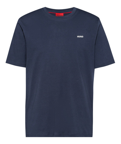 Camiseta De Punto De Algodón Con Logo En El Pecho