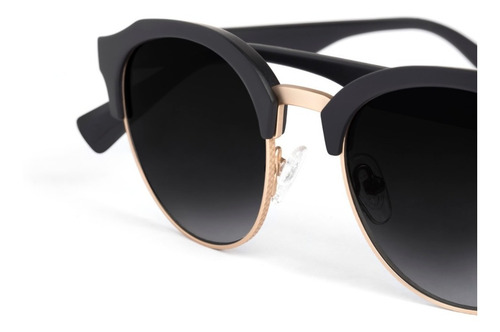 Lentes De Sol Hawkers-rubber Black Gradient Classic Rounded Color Negro