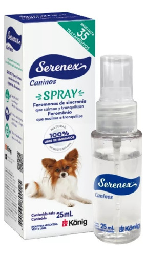 Feromonas Spray Serenex Perros (tranquiliza, Relaja) Iata