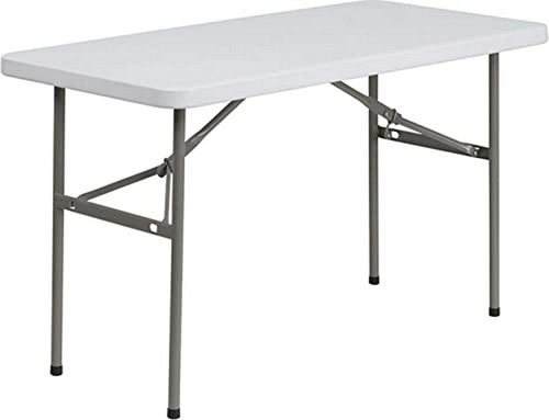 Mesa Plegable De Plástico Blanco 4 Pies