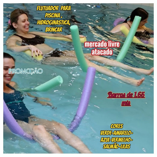Espaguete Para Piscina Hidroginastica Lazer Brincar Kit C/10