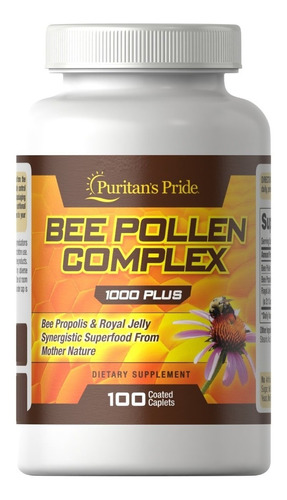 Puritan's Pride | Bee Pollen Complex | 1000mg | 100 Caplets