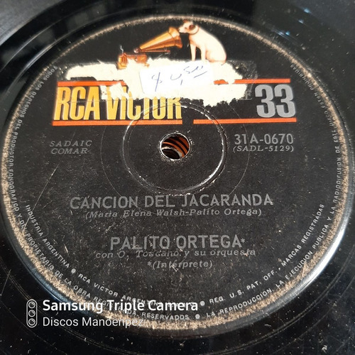 Simple Palito Ortega Rca Victor 0670 C16