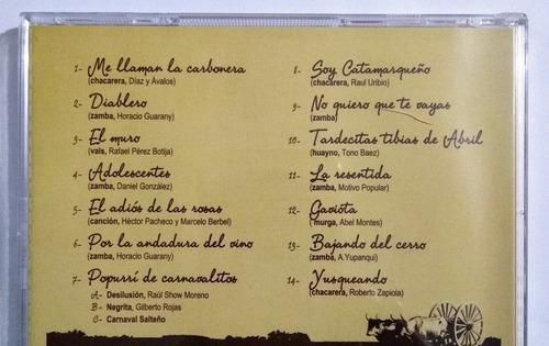 Diableros De Orán Cd Nuevo Original Gaviota14 Temas Éxitos