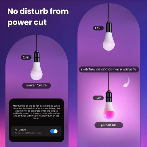 Bombilla Foco Inteligente Rgb Homekit Matter Alexa Google 9w Rgb