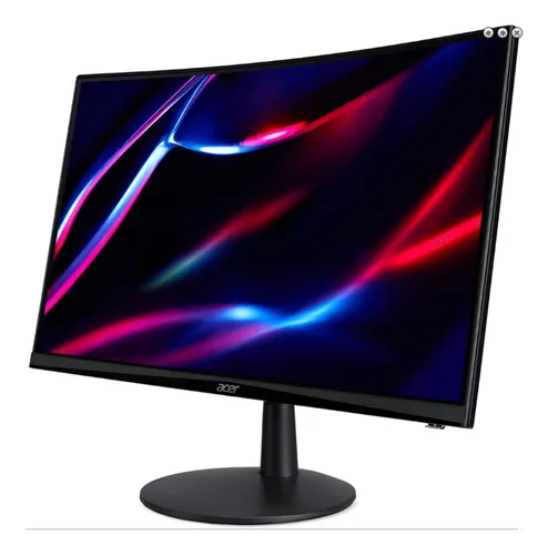 Monitor Gamer Acer Curvo 24 Ed240q Bi Va 75hz Gaming Negro