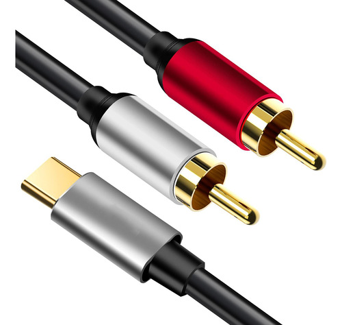 Cable De Audio Rca A Usb C De 3 Pies, Juego De Coche Rca Mac