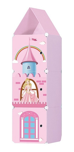 Organizador De Brinquedos Guarda Roupa Castelo Infantil