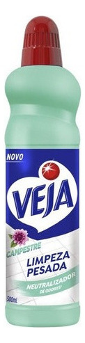 Veja Gold Limpeza Pesada Floral Campestre Com 500ml