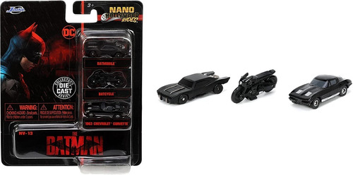 Jada Toys Nano Hollywood Rides Batmobile Miniatura 1:75