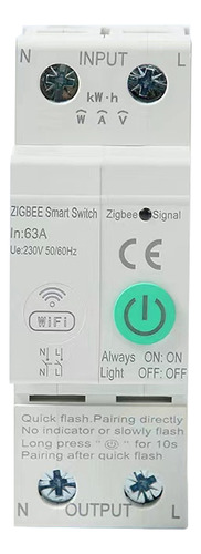 Controlador De Conmutación App Breaker Con Zigbee Intelligen