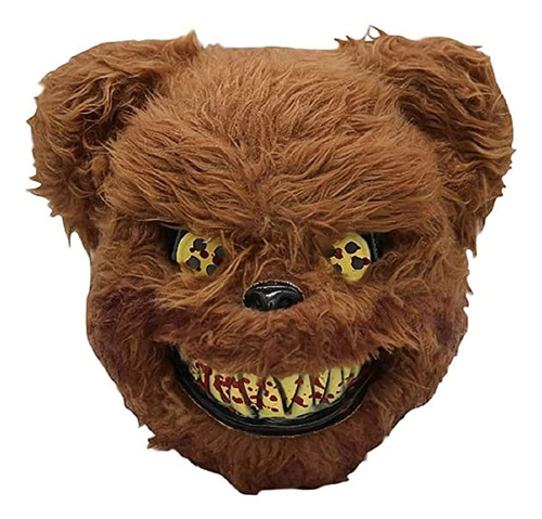 Máscara De Halloween De Coelho/urso Assustador De Terror Par