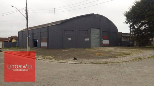 Imagem 3 de 8 de Galpão À Venda, 828 M² Por R$ 1.500.000,00 - Balneário Itaguaí - Mongaguá/sp - Ga0011