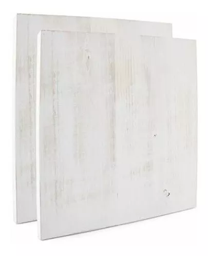 Darware Blank Wood Plaques (2-Pack, Whitewashed), White Wooden Signs for  DIY Crafts 12x12 Inch