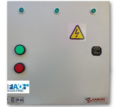 Tablero Comando De Bomba 12 Amp Man-aut Fao-electric Nº333