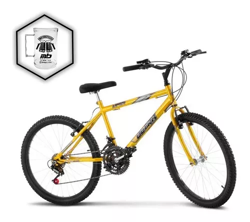 ULTRA BIKE Bicicleta Bikes Feminina Aro 24 – 18 Marchas Cinza