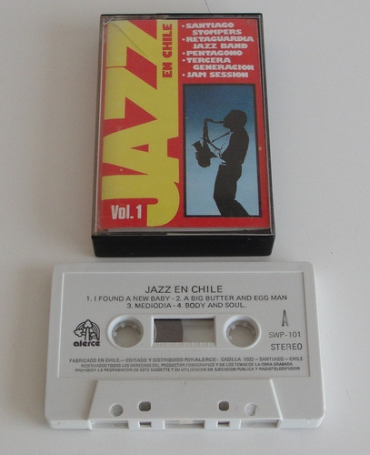 Cassette - El Jazz En Chile Vol.1 - Sello Alerce Swing Prod.