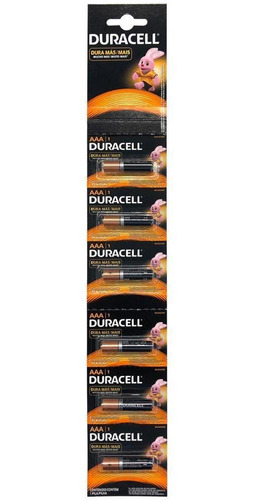 Kit 10 Piezas Tira De Pilas Duracell Aaa Con 6 Pzas Surt /v