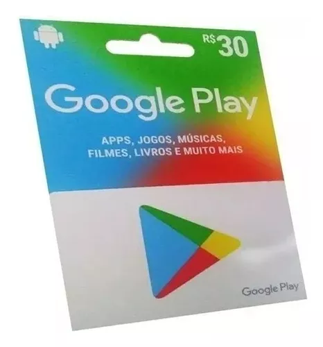 Google Play Gift Card R$ 30