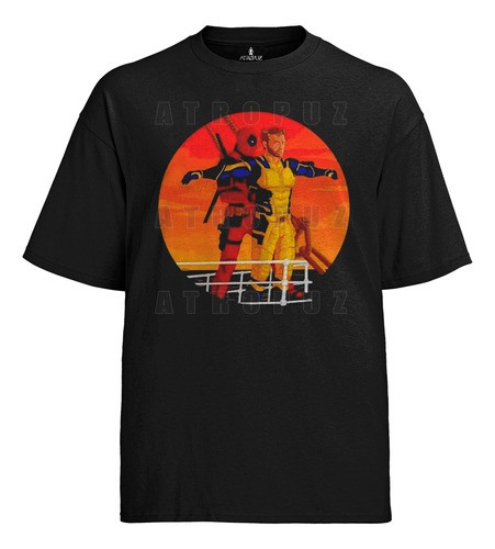 Camiseta Algodão Unissex Tshirt Deadpool E Wolverine Titanic
