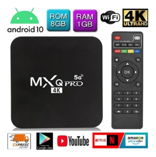 Tv Box 4k Convierte Televisor En Smart Tv