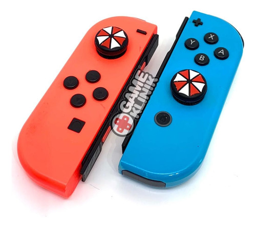 1 Par Gomas Grip Thumb Héroes Para Joycon Nintendo Switch